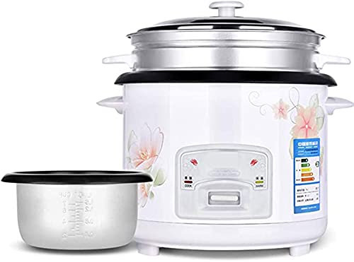 XFQZJG Olla arrocera con vaporera e Interior Antiadherente, One Click, Olla arrocera Antiadherente para el hogar, función de Calentamiento