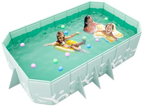 Piscine Non Gonflable,Piscine Non Gonflable - Piscine creusée épaisse et résistante à l'usure, Piscine Pliante Portable | Piscine Non Gonflable, Piscine extérieure Pliable et Confortable, pour Jardin