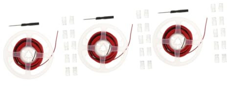 MAGICLULU 3 Set Di Barre Luminose A LED Connettori Per Strisce LED Protezione Da Sovratensione Per Cavi Elettrici Kit Di Connettori Per Strisce LED Connettori Per Cavi Catena Di Prese