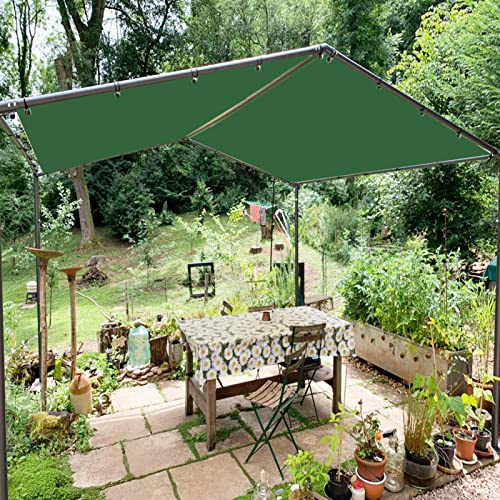 Wasserdichter Balkon-Sichtschutz, 1,6 x 6 m, 98 % UV-Schutz für Terrasse, Pool, Garten und Terrasse, langlebig, grün, Sichtschutz für den Außenbereich