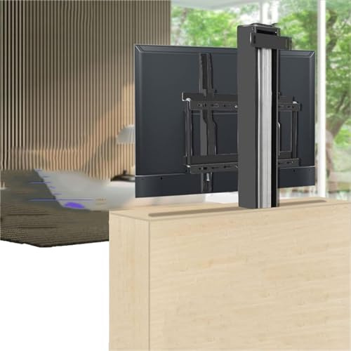 QICBYING 14-32 Zoll Elektrischer TV-Lift - Motorisierte TV-Halterung, Teleskopischer Elektrischer TV-Lift Mit Automatischer Anhebung, Kann In Einem Schrank Versteckt Werden
