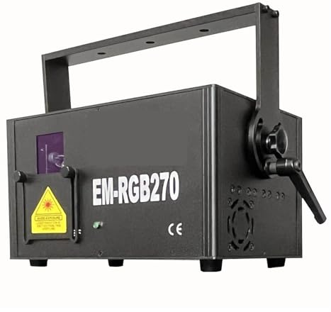Luces de DJ Escáner De Haz Animación RGB 5W-12W, Proyector Luz Escenario For DJ, Discoteca, Bar, Fiesta, Baile, Boda, Navidad, Lámpara Espectáculo(6w rgb laser,50kpps)