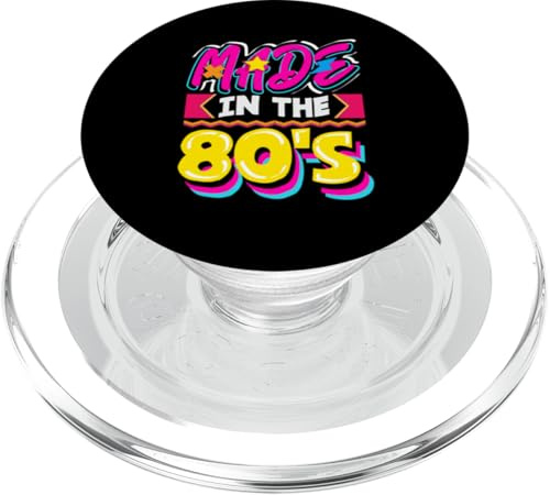 Boombox rétro rétro des années 80 fabriquée dans Les années 80 PopSockets PopGrip pour MagSafe