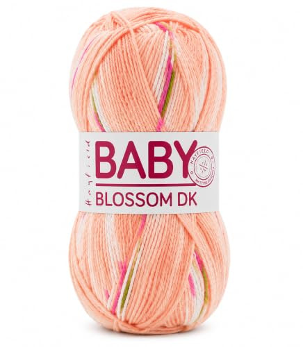 Sirdar Baby Blossom DK Perfectly Peachy 359 - Strickwolle aus Acryl-Mischung, 332 m/Faden, Maschinenwaschbar, Pastelltöne, für Babys