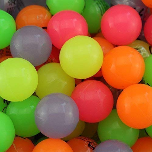 Henbrandt 6X Flummi Neon Nachtleuchtend Bunt 3,5 cm Mitgebsel Geburtstag