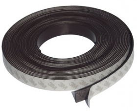 Bande Magnétique Autocollante 20mm x 2mm x 10 mètres avec adhésif 3M, Rouleau de Ruban Aimanté Adhésivé | 123-magnet