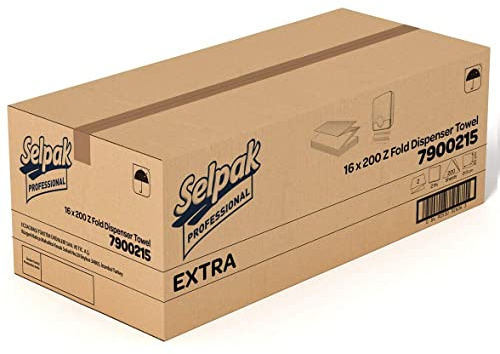 Z Fold Soft Hand Paper Towels - 2ply White, Multifold (3200 Sheets) - C & Z Fold