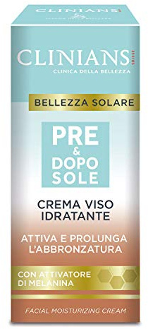 Crema viso idratante pre & doposole, 200 ml