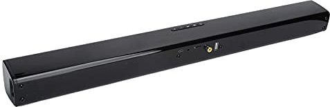 Mini PC Soundbar, RGB Bluetooth Speaker Strip TV Computer Home Theater Audio Speaker with 4 Fullfrequency Internal Magnetic Speakers,for TV