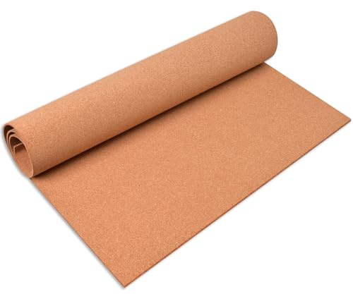 Rouleau en liège de 3 mm, 60 x 90 cm d'épaisseur pour murs, bureau, maison, école (60 x 90 cm, N)