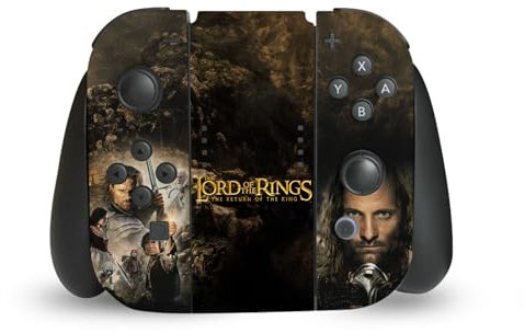 Head Case Designs Offizielle The Lord of The Rings The Return of The King Haupt Darsteller Posters Vinyl Haut Gaming Aufkleber Abziehbild Abdeckung kompatibel mit Nintendo Switch Joy-Con Controller
