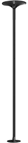 AviiSo Pole Dance Stange Robuste Abisolierstange Verstellbare Höhe, 45 mm drehbare Tanzstange für Zuhause, Wohnung, Schlafzimmer, Schwarze, Sich drehende Tanzstange (Color : Black, Size : 9.8ft-10ft