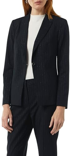 Comma Antaillierter Blazer mit dezentem Gitzergarn