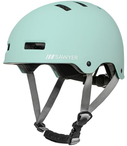 Sawyer Bikes - Casco Deportivo Ajustable (Mint, S)
