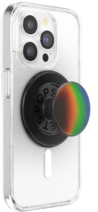 PopSockets Phone Grip for MagSafe, Magnetic Holder, Phone Stand, Black - Thermocromatic