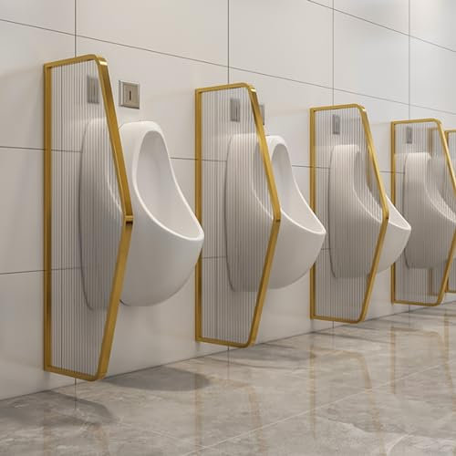 Sichtschutz für Urinale in Herrentoiletten, Toiletten-Schrank, Sichtschutz für Urinale, Toiletten-Trennwand, Changhong-Glas, Urinal-Trennwand für Hotelbadezimmer, geeignet für Schulen, Bars, Hotels (F