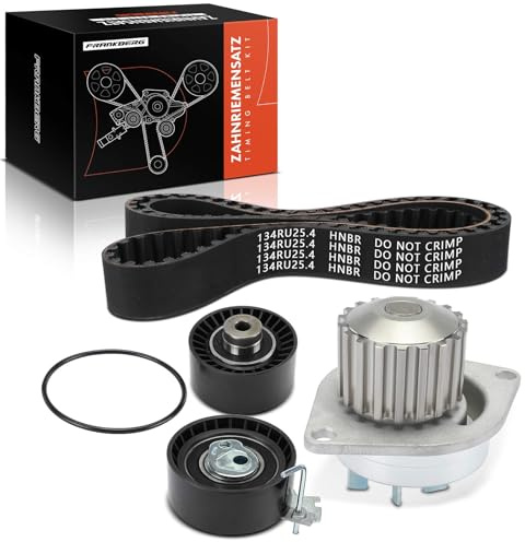 Frankberg Zahnriemensatz mit Wasserpumpe Benzin | Kompatibel mit Xsara N1, 208 II UB UJ UP UW, Berlingo/Berlingo First MPV GFK GJK MF, C-Elysee DD, Berlingo Kasten/MPV B9