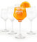 Maxito Original Aperol Spritz Gläser ∣ 4er Set ∣ Modernes Design für Cocktail Gläser ∣ Ideal als Aperol Spritz Geschenkset ∣ Aperol Geschenk ∣ Trinkgläser Set