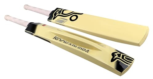 Kookaburra TB 1000 Tennis Ball Cricket Bat Bate de críquet de Pelota de Tenis, Unisex, Natural, Mango Corto