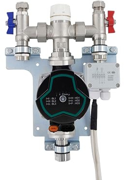 Single Room/Underfloor Heating Zone Manifold + Bastion Pump