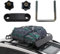 Luggage Rack Clips - Rooftop Cargo Carrier Rack Bolts | univesal Car Luggage Racks Accessories | U-Bolt Mounting Brackets | Detachable Baggage baar Clamps | Secure Cargo Carrier Kit For Vehicles