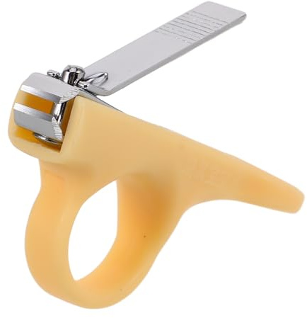 minkissy Sicherer Babynagelschneider aus Kohlenstoffstahl und Kunststoff mit Ergonomischem Design für Kleinkinder und Babys zur Sanften Nagelpflege