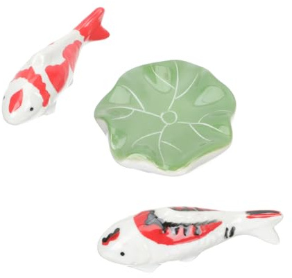 Toyvian 3 Stück Keramik Schwimmkugeln Teiliges Aquarium Dekoration Handbemalte Farbige Schwimmende Kugeln Langlebige Keramik Einfache Pflege Stilvolle Tisch und Teichdeko für und Aquarium