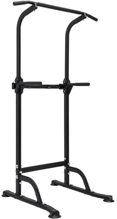 Krafttraining Dip-Ständer Höhenverstellbarer Power Tower Pull Push Krafttrainingsstange Home Gym Workout für das Heimtraining Oberkörper-Workout