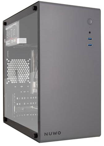 EXTREMEBIT Computer PC Assemblato, Processore Core i7-14700, Memoria Ram 64GB DDR4, Disco SSD 1TB NVMe, WiFi, Bluetooth, Win 11 Pro - Grigio