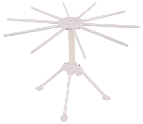 Alide Séchoir à pâtes pliable avec 10 barreaux extensibles - Support à nouilles fait main pour pâtes maison