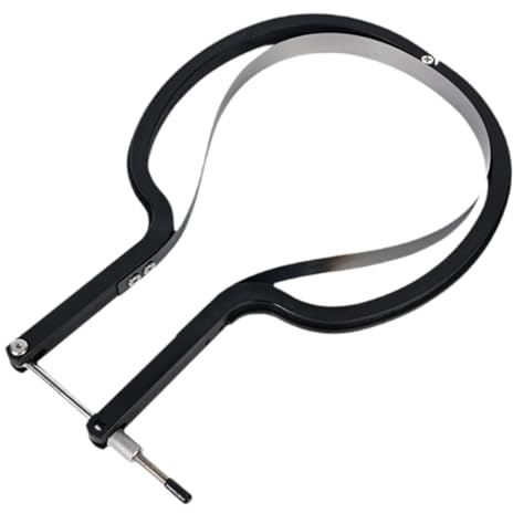 Pegciuho Kit de Cortador de Tenis de Mesa con Herramienta para Recortar, diseño de Cuchilla de Arco Ajustable y práctico, Accesorios para Cortador de
