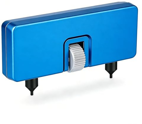 Oblivix Uhrenöffner, Watch Opener, Uhrendeckelöffner, Uhr Batteriewechsel Werkzeug, Uhrenwerkzeug, Uhrengehäuseöffner, Uhr öffnen Werkzeug, Metall,