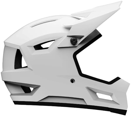 Bell - Sanction 2 Matte CE/CPSC Hjälmar - Vuxen Unisex - Skyddsutrustning, Cykelhjälm, Mountain Bike-hjälm, MTB-skyddshjälm, Vit, M