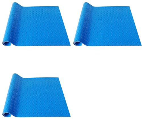 Kueohse 3X Swimming Pool Ladder Mat Protective Non-Slip Pool Step Pad with Texture,Protective Ladder Pad for Above Ground