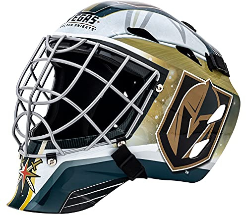 Franklin Sports Team lizenzierte NHL Hockeytorwart-Gesichtsmaske – Torwartmaske für Kinder Street Hockey – Jugendliche NHL Team Street Hockey Masken