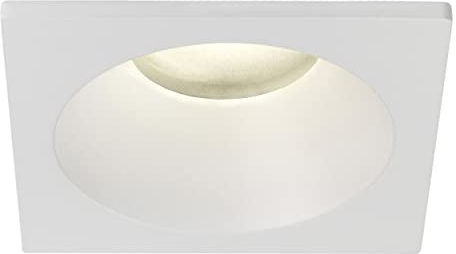 Astro Minima Square Fixed IP65 Bathroom Downlight - IP65 Rated - (Matt White), GU10 Lamp, Designed in Britain - 1249018 - 3 Years Guarantee