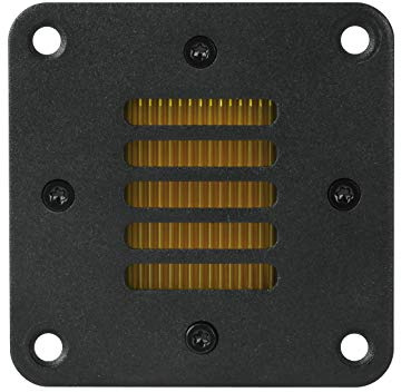 Dynavox AMT-1 Air Motion Transformer, High-End Hochtöner mit geringen Einbaumaßen, Schwarze Aluminium-Frontblende