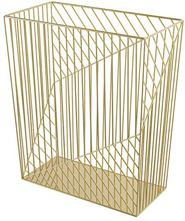 U Brands Vena Collection 3232U02-06 Metall-Mülleimer, 18 l, goldfarben
