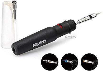 3 in 1 Cordless Refillable Gas Powered Blow Torch, Soldering Tool 30-70W & Hot Air Heat Gun