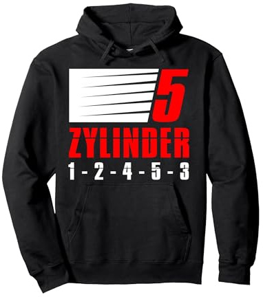 5 Zylinder Tuner Design Tuning Autoschrauber KFZ Pullover Hoodie