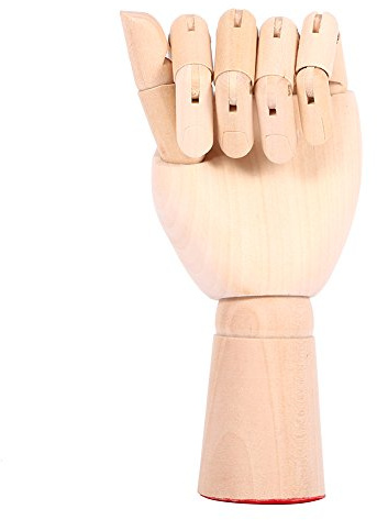 Manik Artist 14×6×5 Gliederpuppe Linke Holz Hand Malhilfe Gliederhand Modellpuppe Modellhand