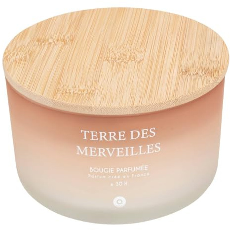 Bougie parfumée en polyéthylène 420 g Terre des Merveilles