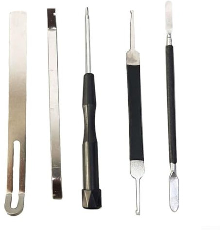Holzblasinstrumenten-Reparatur-Set für Saxophon für Flöte, Klarinette, Edelstahl, perfekt für Wartung, 4 Stück