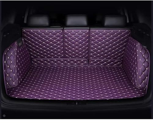 YujieNB Vollflächig Abdeckende Kofferraummatten für BMW 5 Series G30 2016-2022,wasserdichte,Kratzfeste Kofferraummatte,B-Purple