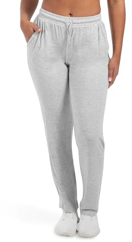 SMILODOX Jogginghose Damen Brielle, Lange Hose im Shaped Fit, Jogginganzug Hose aus weichem & leichtem Material, Sporthose mit Kordelzug & Eingrifftaschen, Ideal für Sport, Freizeit, Yoga & Pilates