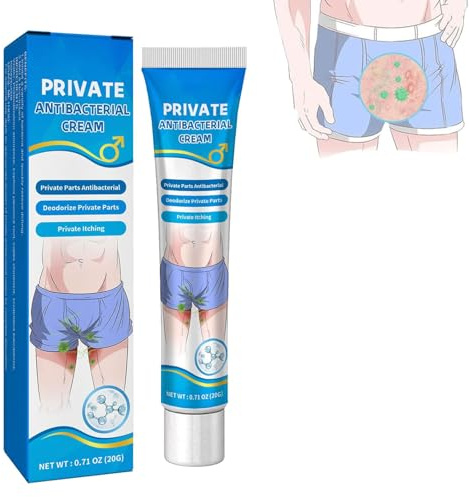 Crema para Aliviar la Picazón, Crema Corporal para la Piel, Crema para Picazón de Parte Privada para Hombre, 20g