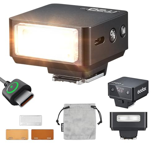 Godox iT20-S iT20 S Camera Flash Speedlite 6 Power Levels 700 Flashes At Full Power TTL 1.5s Recycle Times with Magnetic Colour Chip Single Contact Hot Shoe for Sony Camera DSLR(Black)