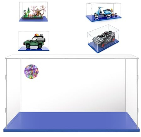 40x25x25 Vitrina Acrílica Coche 1/12 para Lego 10315 Jardín Meditativo Vespa 10298 10317 42160 10269 75979 72037