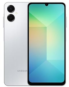Samsung Galaxy A06 5G Smartphone, Grigio Chiaro, 6 GB RAM, 128 GB di Memoria, Fotocamera Doppia 50 MP, Classificazione IP54 (Versione Internazionale) Doppia SIM