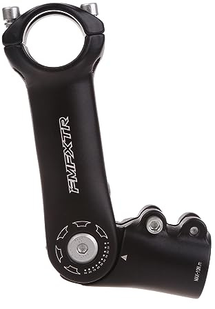 Pffiocix 90 Grad verstellbarer Mountainbike-Vorbau, 90 mm, 110 mm, Aluminium, 25,4 mm, 31,8 mm, kurzer Lenkervorbau für DH-Klapprad